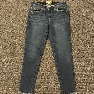 Ladies Democracy Dark Wash Denim Jeans Skinny Fit Ankle Size 6